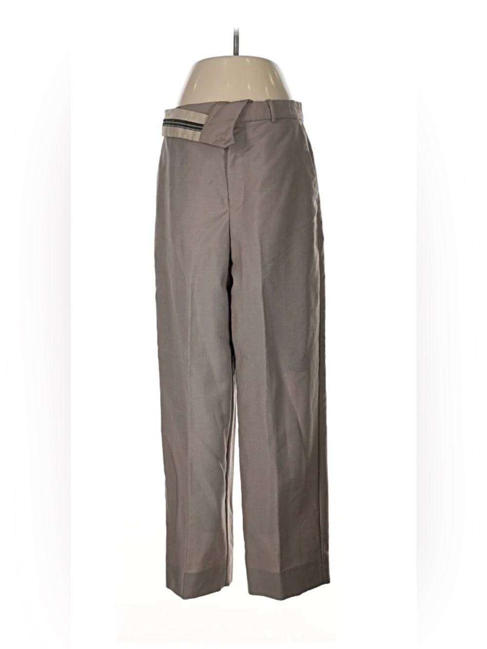 Women’s Fendi Asymmetric Waist Wide-Leg Trousers
